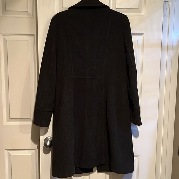 Zara Wool Coat Funnel Neck - Picture 4 of 6